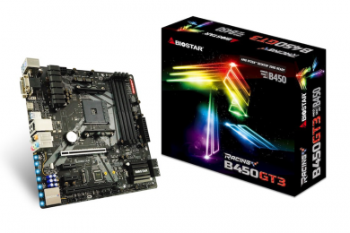 BIOSTAR เปิดตัว RACING B450GT3 ซ็อคเก็ต AMD AM4 สำหรับ Ryzen ทั้งรุ่นแรก และรุ่นที่สอง
